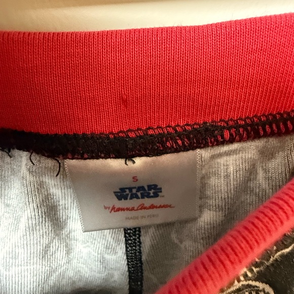 Hanna Andersson Star Wars Darth Vader Pajama Set Long Johns Small - Picture 6 of 8